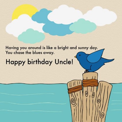 Birthday card for uncle easy