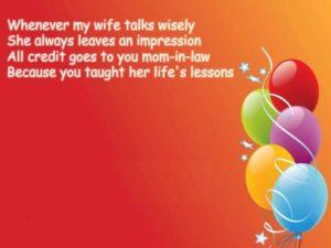 Sweet Phrases for a Mother in law Birthday