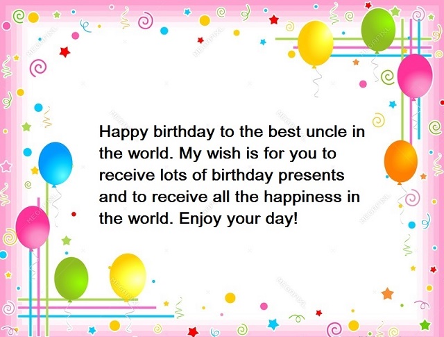 Best wishes for uncle birthday