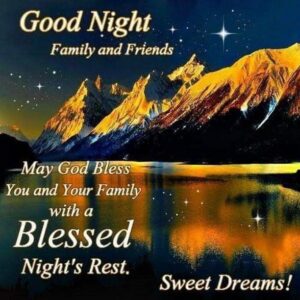 Good night for my family group