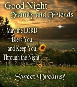 Good night messages for friends with pictures