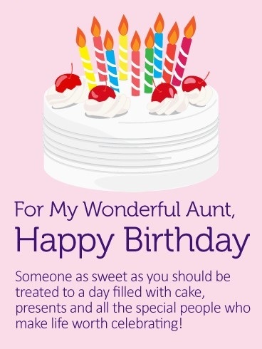 Aunt birthday images