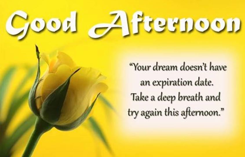 Good afternoon messages for a special friend